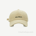 Logo ricamato da personalizzazione ricamato Top Top Brown Cappello